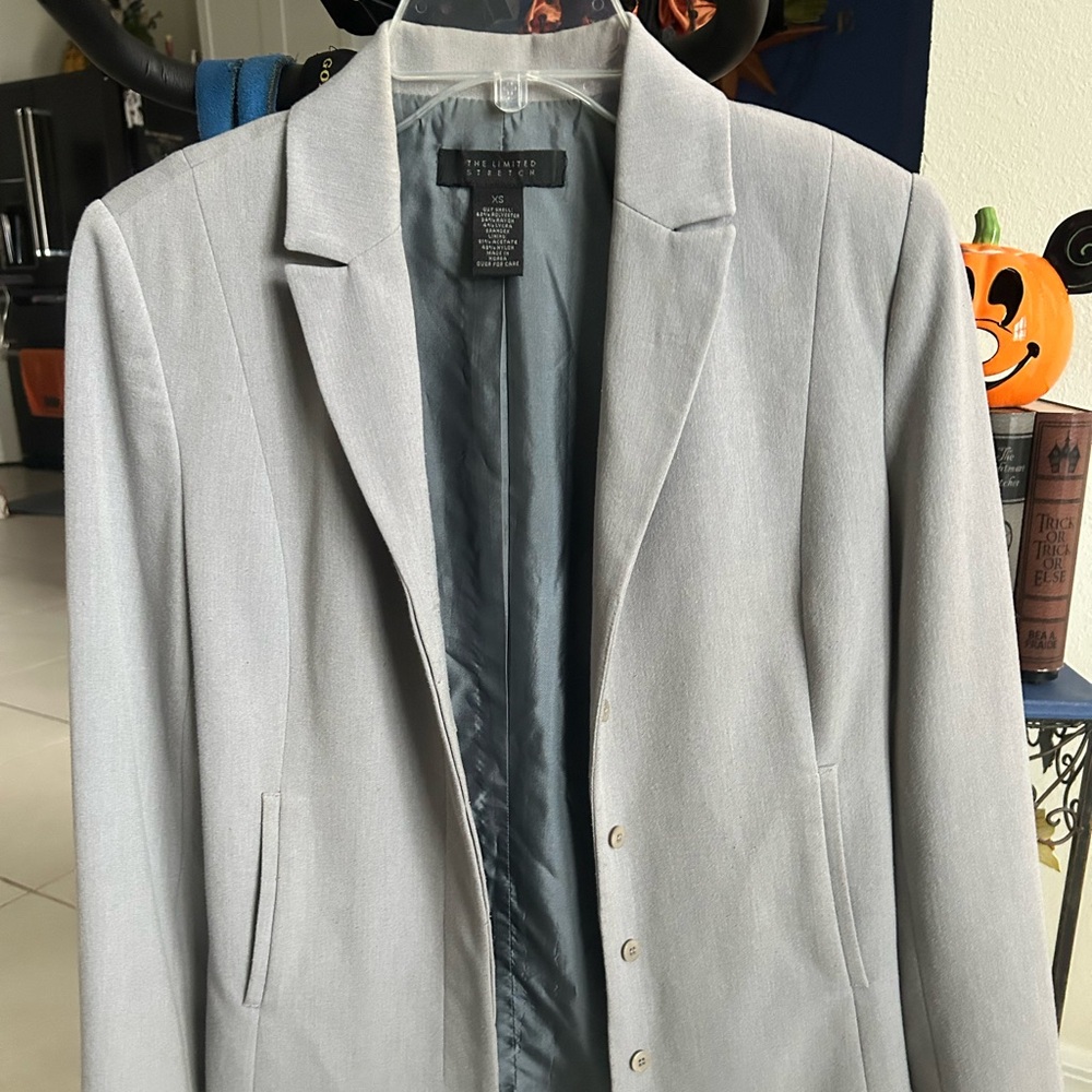 The Limited Light Gray Women’s Suit